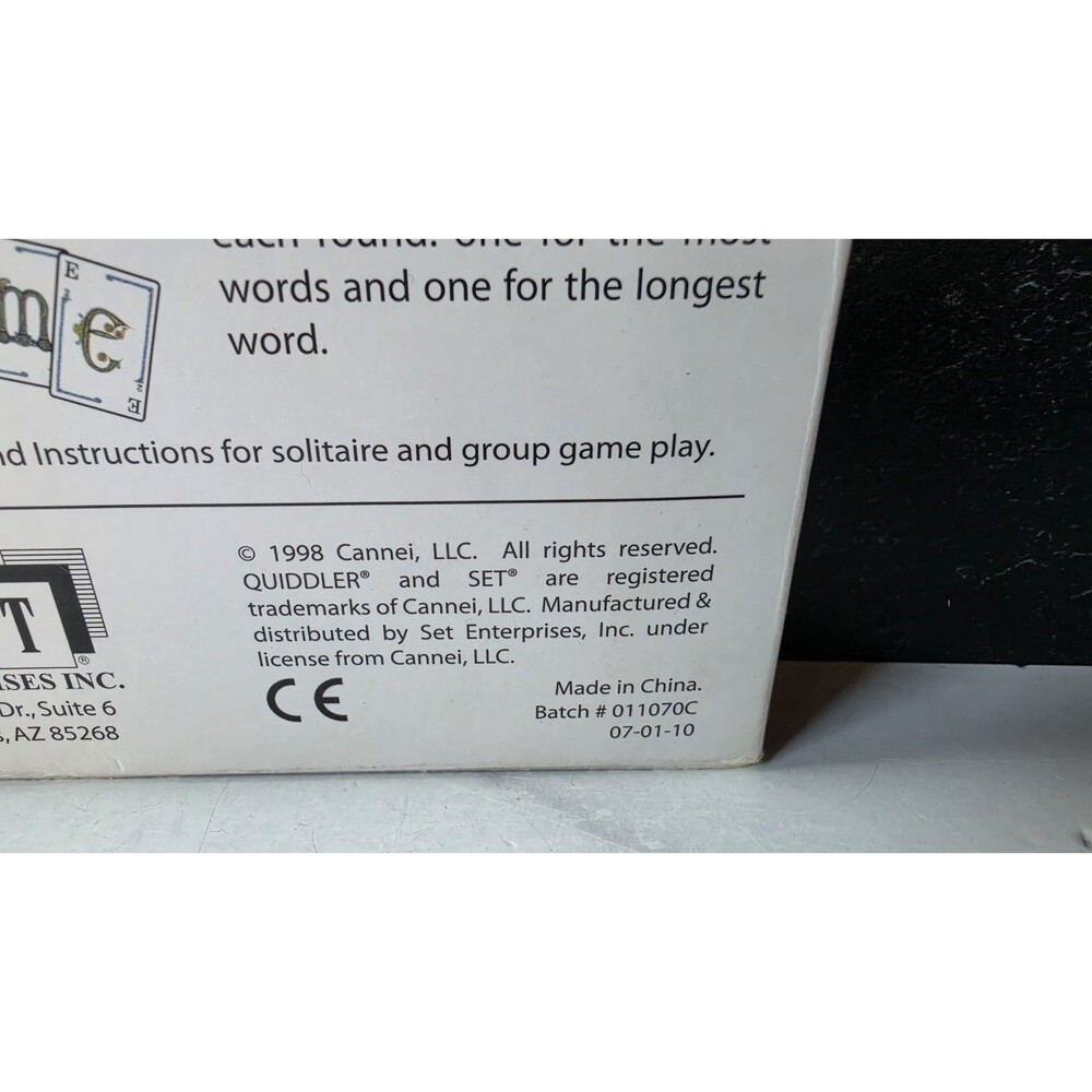Quiddler Word Game USED - Picture 4 of 11
